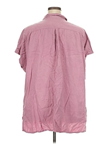 Ellos Short Sleeve Button-Down Shirt (view 2)