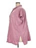 Ellos 100% Rayon Pink Short Sleeve Button-Down Shirt Size 22 - photo 5