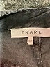 FRAME 100% Linen Solid Black Cargo Shorts Size S - photo 3