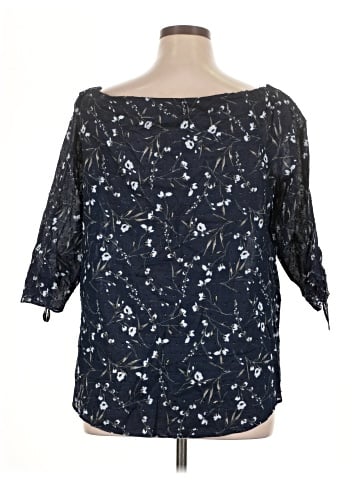 CeCe 3/4 Sleeve Blouse (view 2)