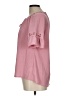 Naif Pink Short Sleeve Blouse Size L - photo 5