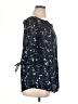 CeCe 100% Cotton Blue 3/4 Sleeve Blouse Size XL - photo 4