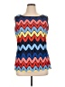 Rafaella 100% Polyester Blue Sleeveless Top Size XL - photo 1