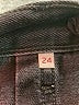 Levi's 100% Cotton Solid Black Denim Skirt Size 24 waist - photo 6