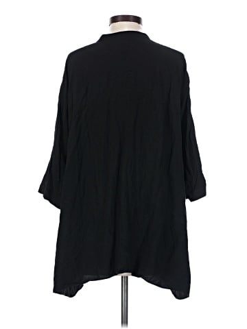 Zara TRF 3/4 Sleeve Button-Down Shirt (view 2)