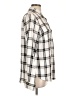 Harley Davidson 100% Viscose Plaid Ivory Long Sleeve Button-Down Shirt Size L - photo 4