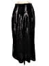 MICHAEL Michael Kors 100% Polyester Metallic Black Formal Skirt Size S - photo 2