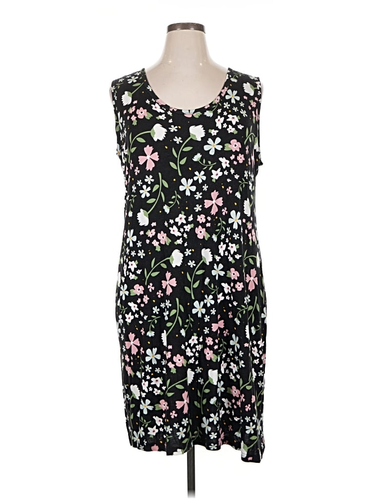 Pre-owned Serra Casual Dress In Black
