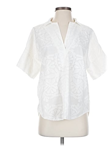 Pilcro by Anthropologie Short Sleeve Blouse (view 1)