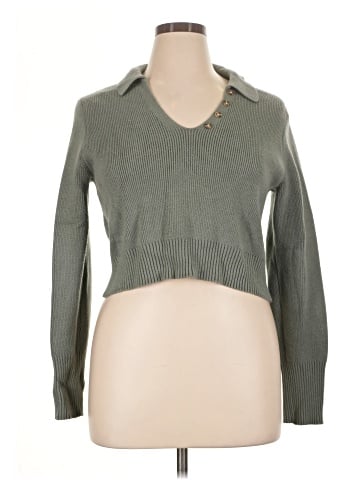 Happily Grey Pullover Sweater (view 1)