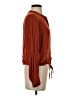 Unbranded Brown Long Sleeve Blouse Size 4 - photo 4