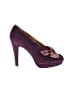 Claudia Ciuti Hearts Purple Heels Size 7 - photo 1