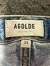 AGOLDE 100% Cotton Blue Denim Shorts Size 24 waist - photo 3