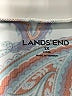 Lands' End Paisley White 3/4 Sleeve Blouse Size 1X LONG - photo 7