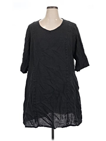 Flax Short Sleeve Top (view 1)