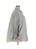 Unbranded Solid Gray 3/4 Sleeve Button-Down Shirt Size 4X - photo 4