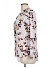 Brina & Em 100% Rayon Floral Gray Long Sleeve Blouse Size L - photo 5