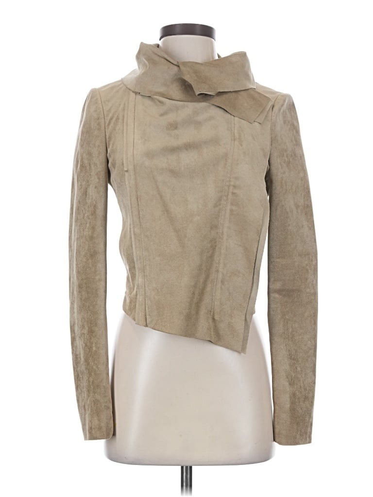 Pre-owned Bcbgmaxazria Jacket In Tan