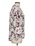 Brina & Em 100% Rayon Floral Gray Long Sleeve Blouse Size L - photo 4