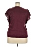 Nine West Burgundy Short Sleeve Blouse Size XXL - photo 2