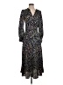 FRNCH 100% Polyester Polka Dots Blue Black Casual Dress Size S - photo 1
