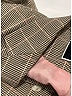 Enor Plaid Gray Tan Blazer One size - photo 10