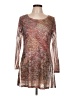 Reba Metallic Brown Cocktail Dress Size L - photo 1