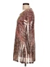 Reba Metallic Brown Cocktail Dress Size L - photo 5