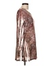 Reba Metallic Brown Cocktail Dress Size L - photo 4