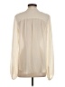 Theory 100% Silk Ivory Long Sleeve Silk Top Size P/TP - photo 2