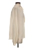 Theory 100% Silk Ivory Long Sleeve Silk Top Size P/TP - photo 4
