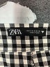 Zara Checkered-gingham Gray Casual Pants Size S - photo 7