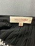 Solitaire 100% Rayon Black Long Sleeve Blouse Size S - photo 7