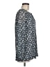 Tory Burch 100% Silk Gray Long Sleeve Silk Top Size 8 - photo 4