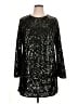 H&M 100% Polyester Stars Black Cocktail Dress Size XL - photo 1