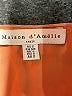Maison d' Amelie 100% Polyester Orange 3/4 Sleeve Blouse Size S - photo 7