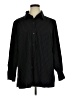Judith Hart Stripes Black Long Sleeve Blouse Size 16 - photo 1