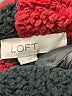 Ann Taylor LOFT 100% Polyester Plaid Red Fleece Size L - photo 6
