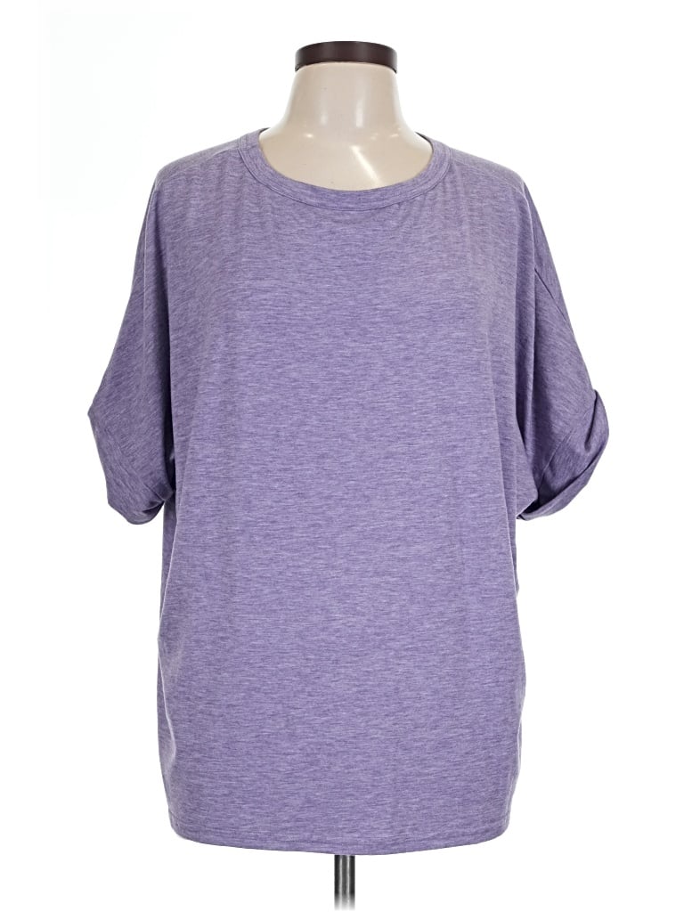 Pre-owned Unbranded Active T-shirt In Purple
