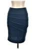Ezra 100% Polyester Solid Blue Casual Skirt Size L - photo 1