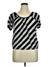 Bongo Silver Short Sleeve Blouse Size XL - photo 1