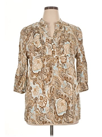 Susan Bristol 3/4 Sleeve Blouse (view 1)