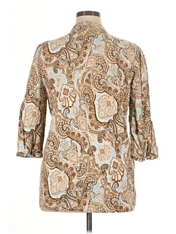 Susan Bristol 3/4 Sleeve Blouse (view 2)