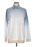 Unbranded 100% Polyester Color Block Blue Long Sleeve Blouse Size L - photo 1
