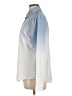 Unbranded 100% Polyester Color Block Blue Long Sleeve Blouse Size L - photo 5