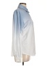 Unbranded 100% Polyester Color Block Blue Long Sleeve Blouse Size L - photo 4