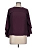 Venus 100% Polyester Burgundy 3/4 Sleeve Blouse Size 12 - photo 1