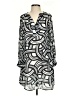Banana Republic 100% Polyester Black 3/4 Sleeve Blouse Size 2 - photo 1