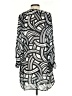 Banana Republic 100% Polyester Black 3/4 Sleeve Blouse Size 2 - photo 2