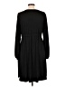 Unbranded Solid Black Casual Dress Size L - photo 2